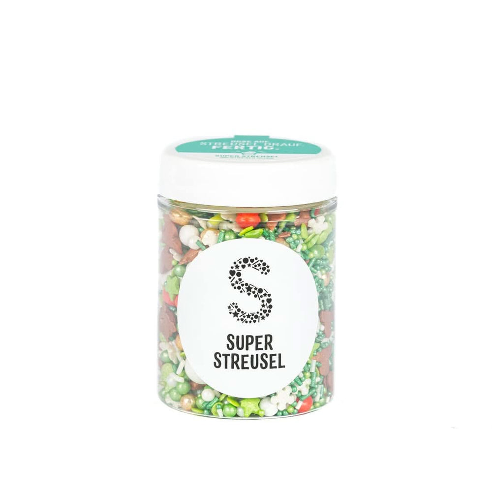 Super Streusel Hohoho, juletema drys, 90 gram Sprinkles Naty Shop