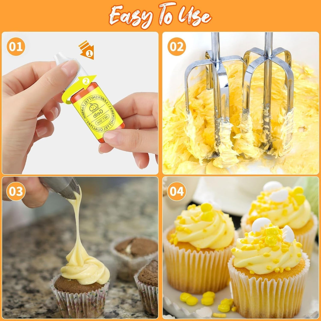 Set coloranti alimentari lichizi 12 x 12 ml Naty Shop