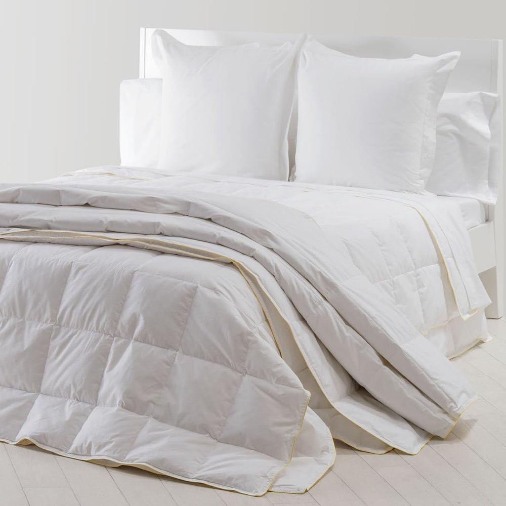 Sancarlos - Vivaldi, plapumă 4 sezoane din puf de gâscă, 180 + 120 G/M², 220 X 220 Cm, alb (alb) Plapumi si pilote Naty Shop
