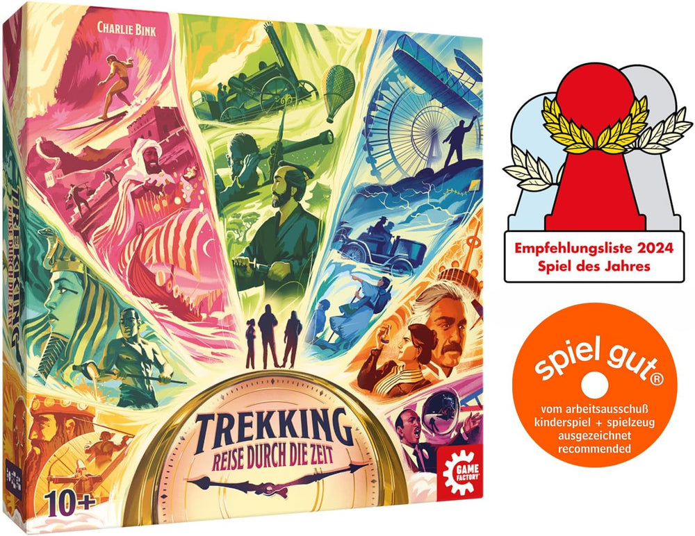 Game Factory 646098 Vandring, tidsrejse, brætspil for 1-4 spillere, 10+, familiespil