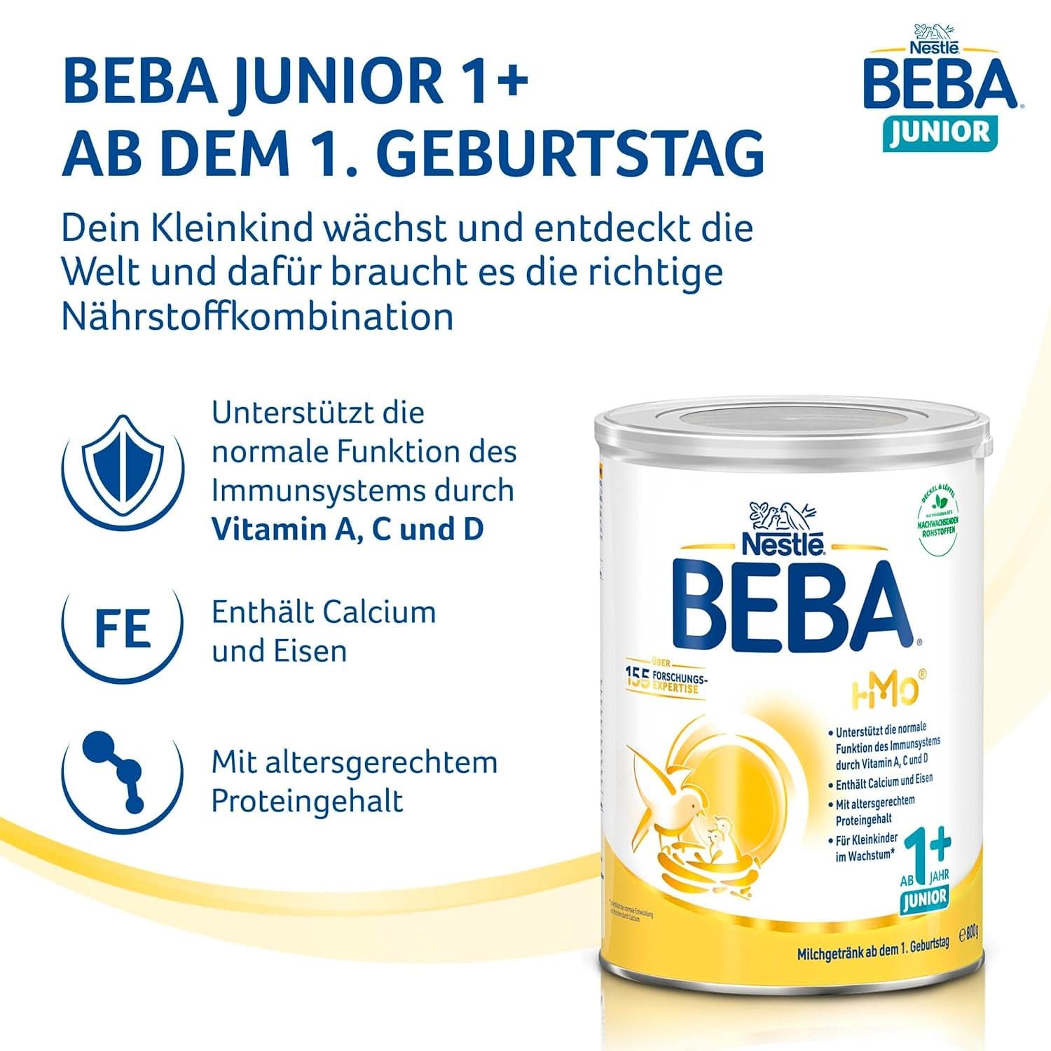 Nestle BEBA JUNIOR 1, mælkeblanding fra 1 års Mother and Child Naty Shop