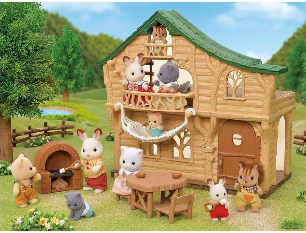 Sylvanian Families 5451 Căsuța de la Lac - Set de joacă pentru casă de păpuși
