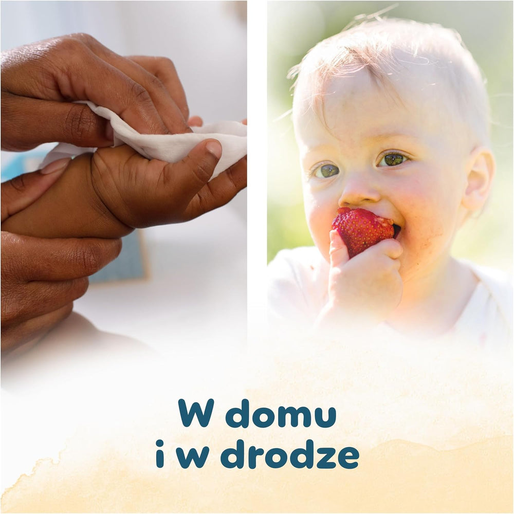 Pampers Harmonie Protect & Care vådservietter, 18 pakker med hver 44 servietter = 792 servietter, der hjælper med at genoprette hudens naturlige pH-balance