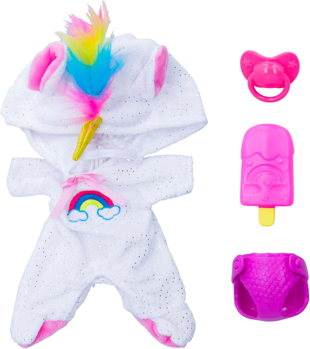 CRY Babies Loving Care Fantasy Dreamy | Interaktive Puppe, die echte Tränen weint, einen Pyjama trägt und 3 Accessoires enthält - Spielzeug und Geschenk für Mädchen und Jungen