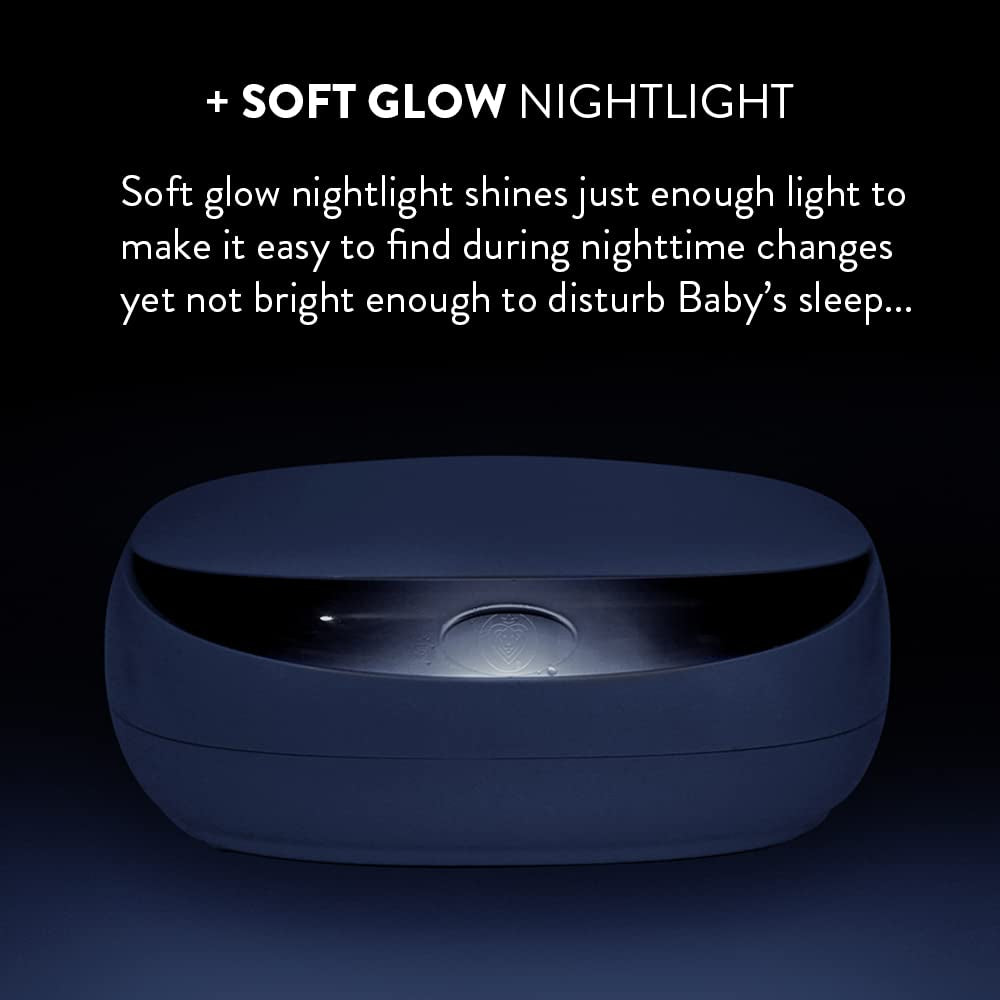 Prince Lionheart EVO Wipe Warmer til baby-engangsvådservietter med varmende natlys Ever-Fresh-system (EU-adaptere) 1 stk (1 pakke)