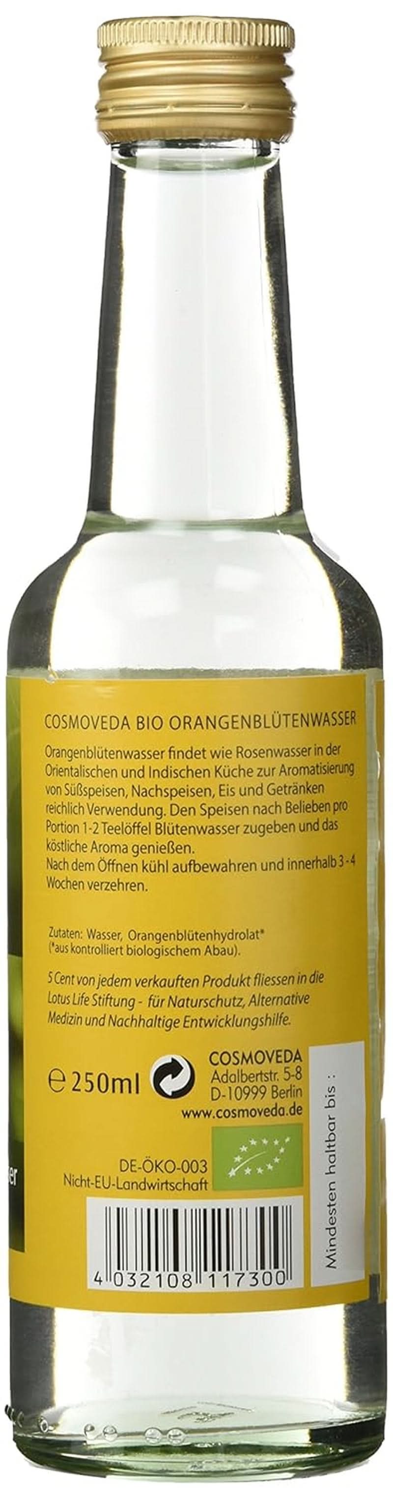 Appelsinblomstvand, 250 ml Aromas Naty Shop