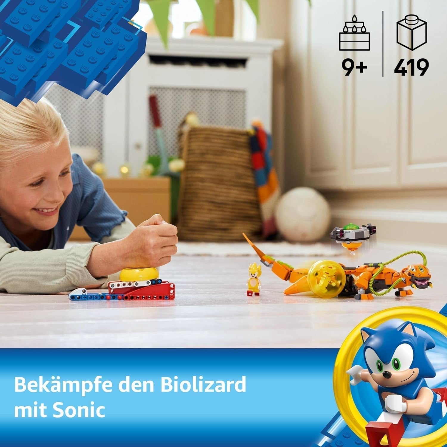 LEGO Sonic the Hedgehog Super Shadow vs. Biolizard, gamer-legetøj, gave til drenge og piger, samlerlegesæt til børn og videospilfans, med figurer 77003 Byggesæt Besuche den LEGO-Store