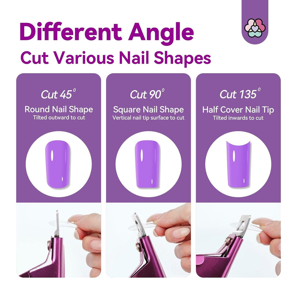 Saviland Unghiere Manichiură Cutter Cutter Cu 15 Magneți, Unghii cu Gel Unghii Trimmer Manichiură Unghii Cutter pentru Unghii Artificiale Unghii cu Gel Unghii Acrilice Unghii Unghii False (Roșu Roșu)