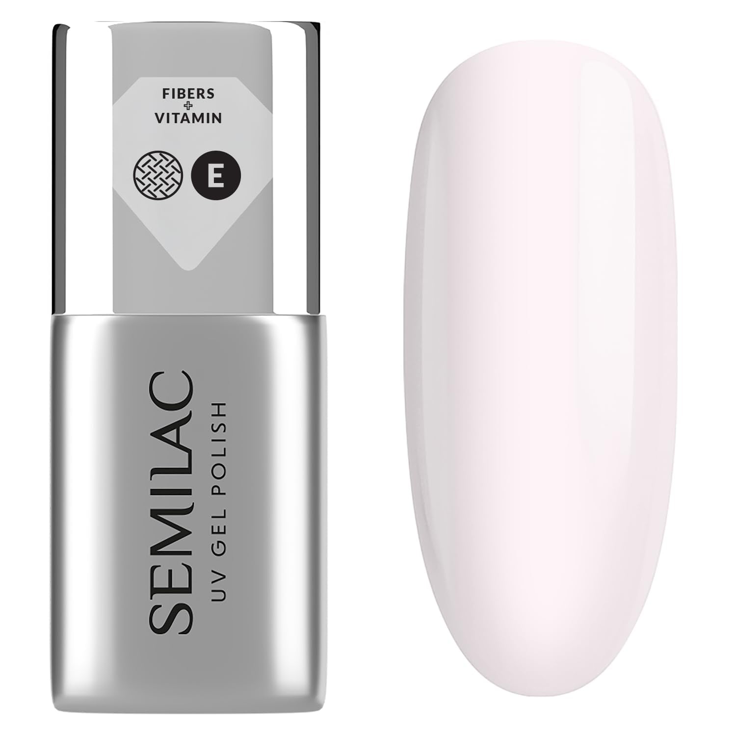 Semilac Pure & Clean UV neglelak base 7ml – Selvnivellerende hybrid base til følsomme negle