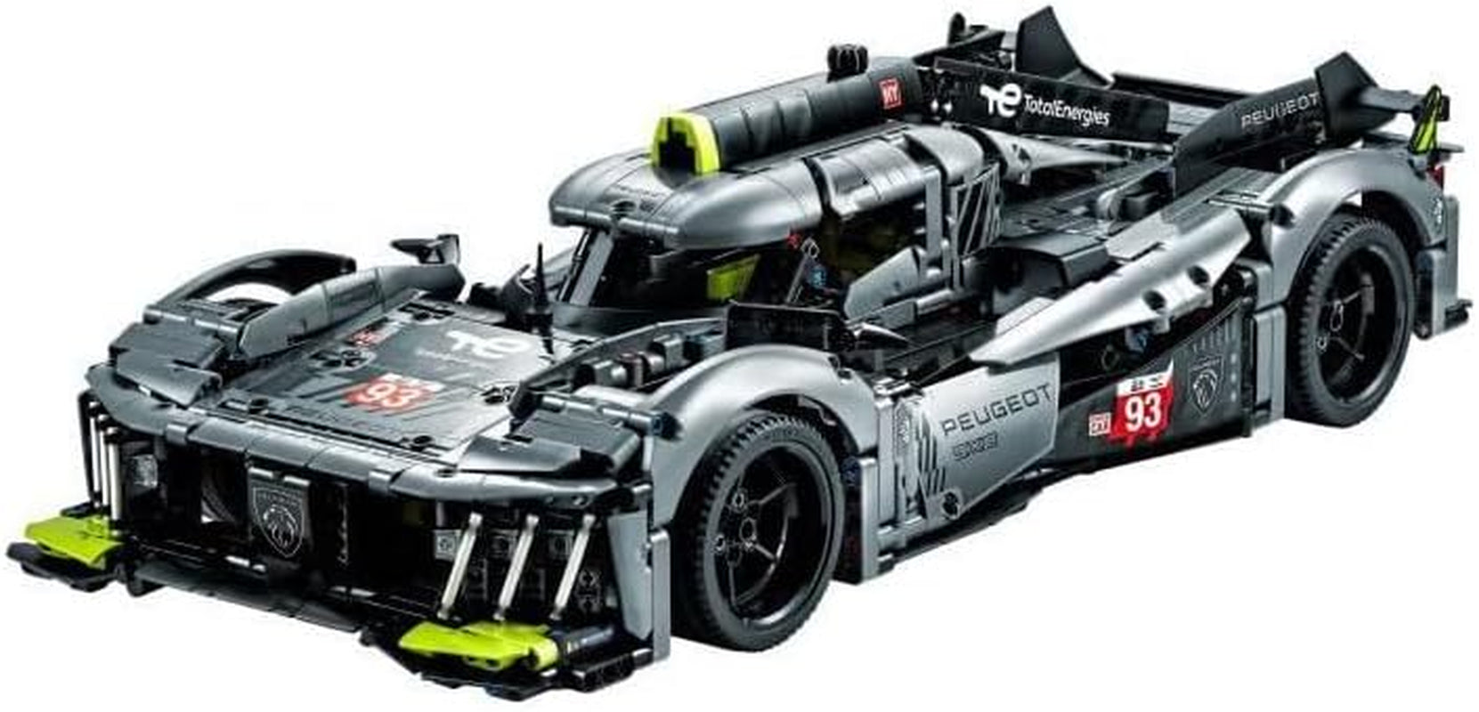 LEGO 42156 Technic Peugeot 9X8 24H Le Mans Hybrid Hypercar Legendarisk racerbil Voksenmodelsæt 1:10 Motorsportsbil Samlerobjekt til avancerede spillere Byggesæt Besuche den LEGO-Store