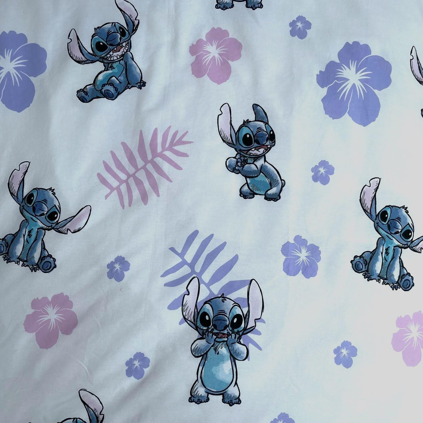 Lenjerie de pat pentru copii din 2 piese Lilo și Stitch, 100 % bumbac Lenjerie de pat - copii Naty Shop