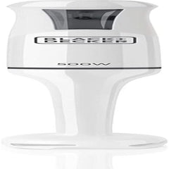 BLACK+DECKER Stand mixer | BXHBA1500E | 1500 Watt | 20 hastigheder | Turbo | Edelstahl | Spritzschutz | Inklusiv Pürieraufsatz, Schneebesen, Zerkleinerer og Messbecher Køkken Naty Shop Single 1 Zubehörteil 500W