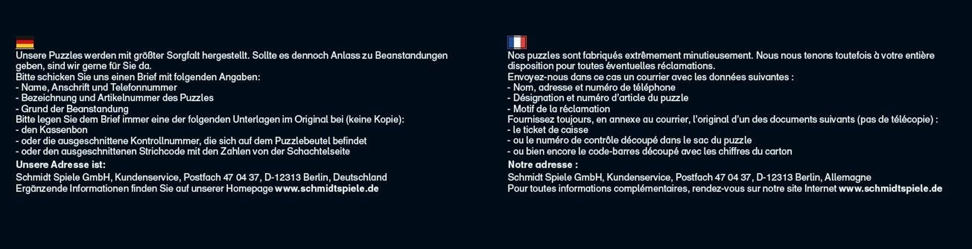 Schmidt Spiele 59920 La birou, 1000 piese Puzzle secret Puzzle Naty Shop