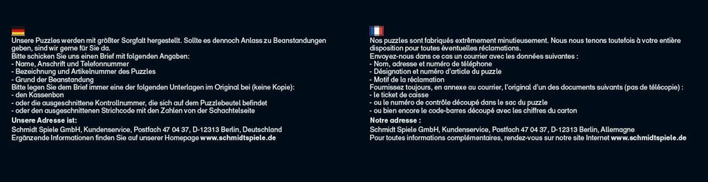 Schmidt Spiele 59920 La birou, 1000 piese Puzzle secret Puzzle Naty Shop