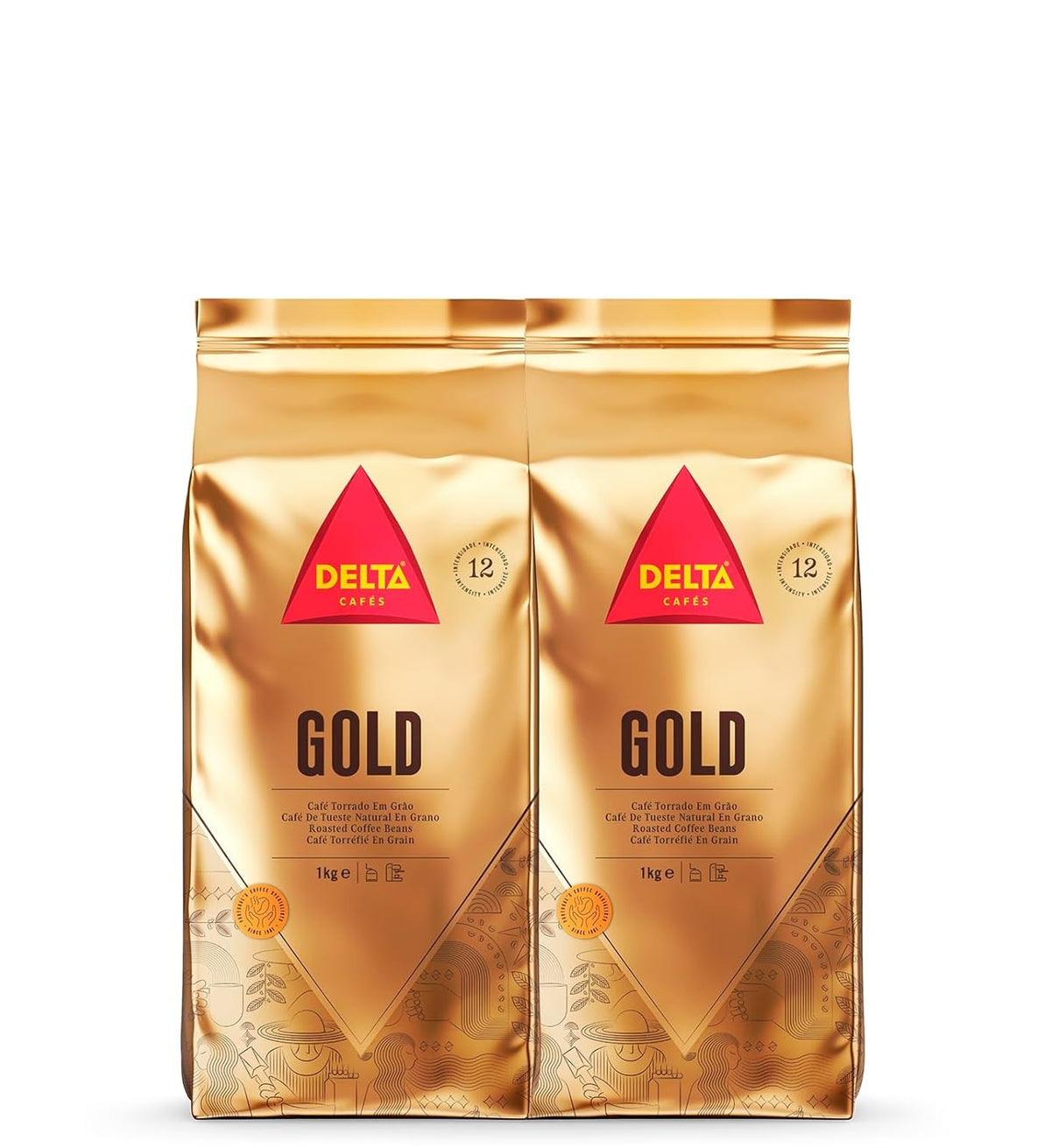 Delta Cafés Superior boabe de cafea, 1 kg Cafea Naty Shop Gold