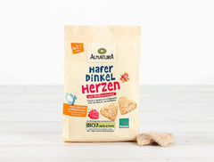 Økologiske havre- og spelthjerter, fra 1 år, 125 g