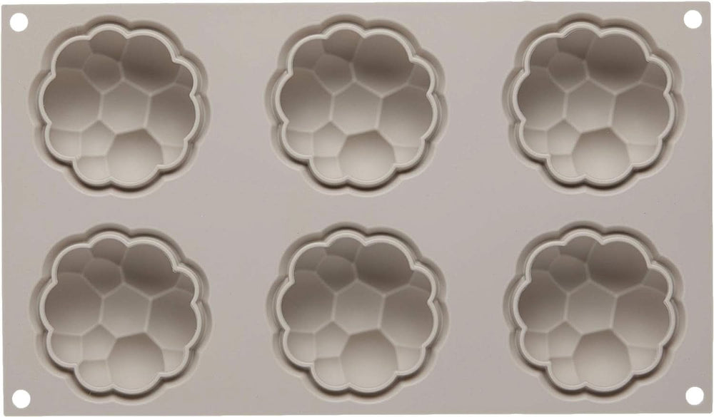 Silikomart, Formă pentru prăjiturele Tartufo de silicon, 8 Monoportii, Ø 62 H 52 mm Bucatarie Naty Shop Bollicine