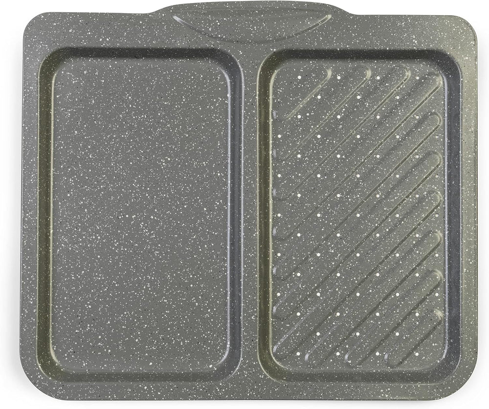 Salter, bageplader, forskellige former og størrelser, grå Forme og bageplader Naty Shop Geteiltes Backblech