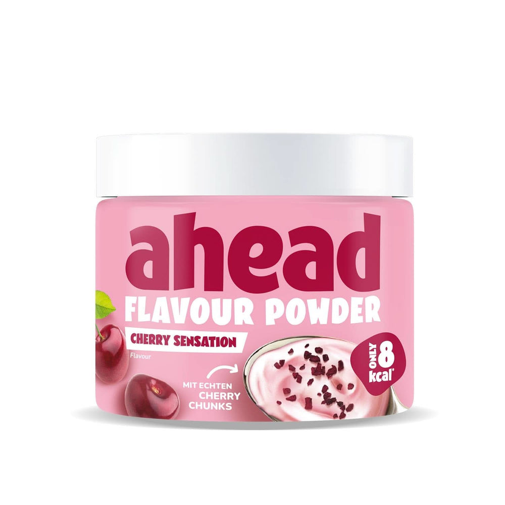 Ahead Flavor Powder, Strawberry Chokolade 250 gram, 83 portioner Flavours Naty Shop Kirsebær