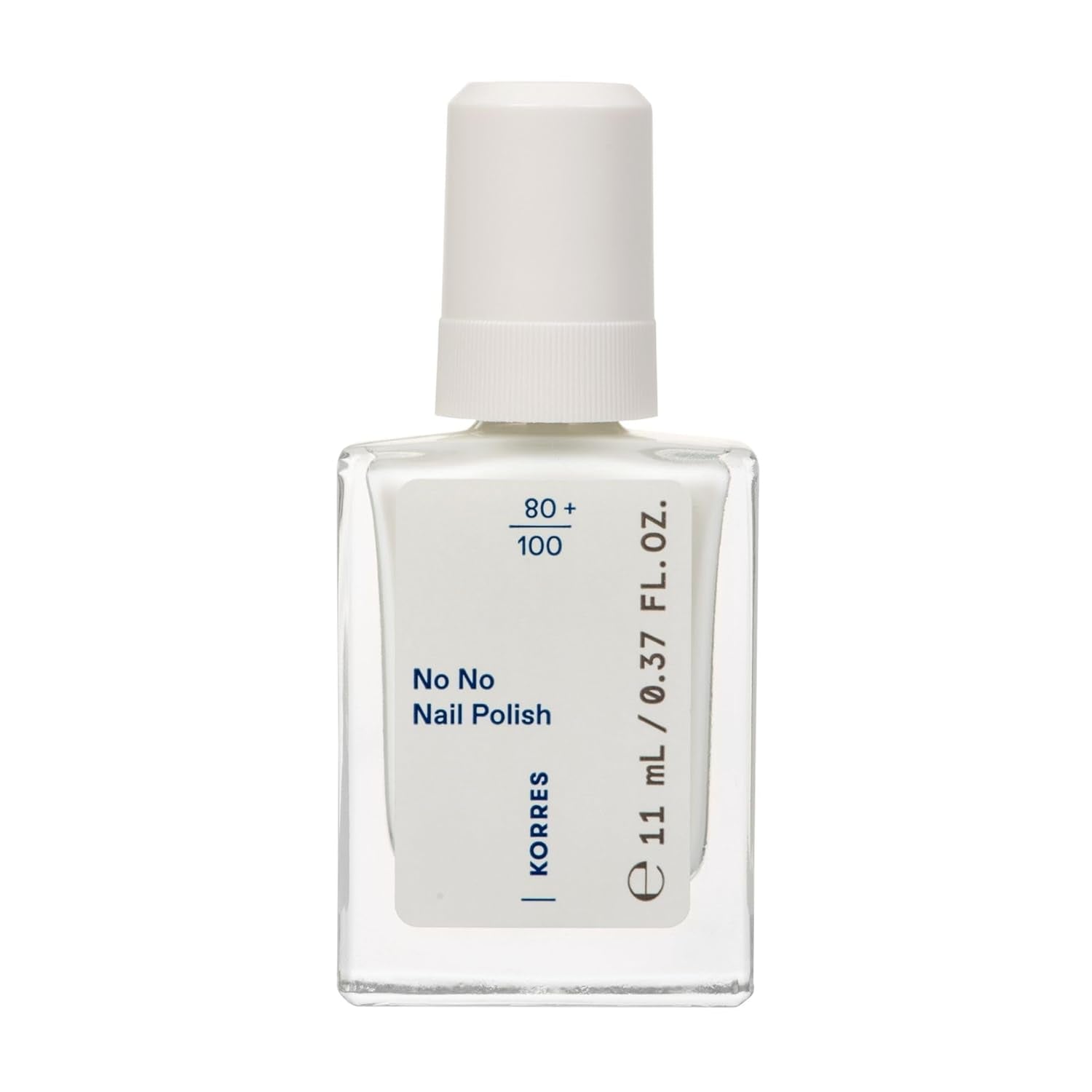 KORRES Nej Ingen neglelak base - 10% vegansk base uden slip, for langtidsholdbar, chip-resistent farve, 11 ml - naturligt velplejede negle, ingen skadelige stoffer