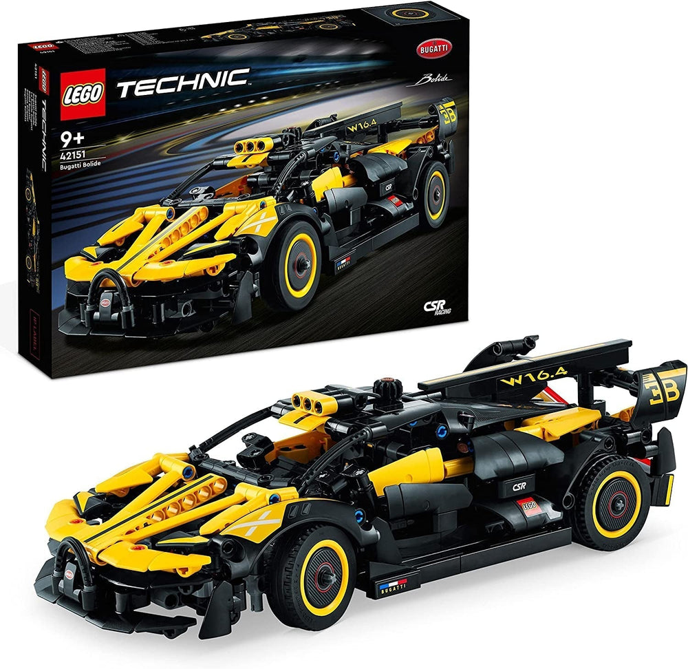 LEGO Technic Bugatti Racerbil, Bilmodelsæt, Sportsvognslegetøj, Ikonisk samlebilsæt, Byggelegetøj Fra 9 år 42151 Byggesæt Besuche den LEGO-Store Standardtitel