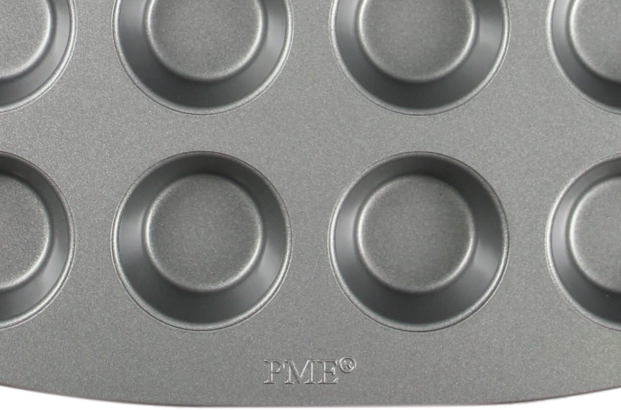 CSB111 Antihaftbeschichtete Mini-Muffinform Mit 24 Löchern Aus Karbonstahl, Edelstahl, Sølv, 39,4 X 24,6 X 2,1 Cm Forme og bakker til bagning Naty Shop