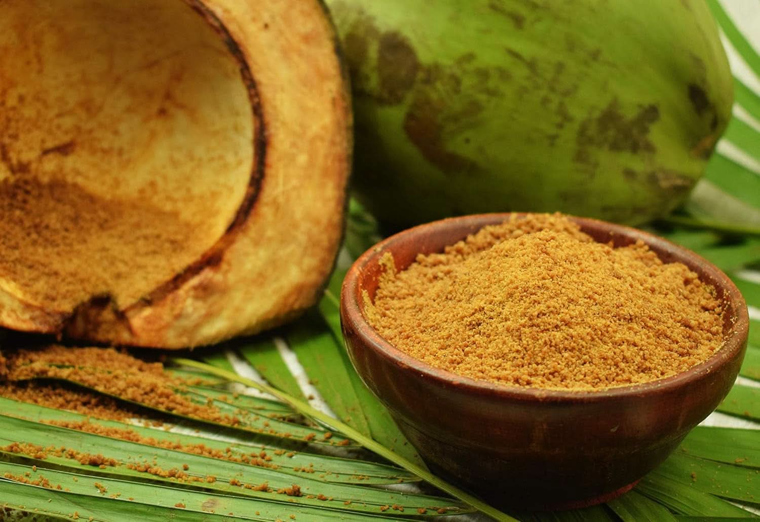 SVATV Brunt palmesukkerpulver, 227 gram Sweeteners Naty Shop