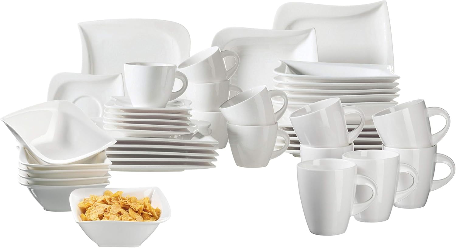 Mäser Seria La Musica, Serviciu combinat, Porțelan Seturi vesela masa Naty Shop Serviciu combinat 42 buc.