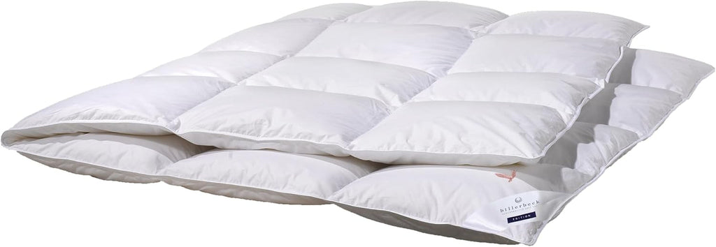 Plapuma din puf Billerbeck - E04 Gold Edition - Plapuma pentru vara - 135 X 200 Cm plapuma cu puf adevarat - Nivel de caldura usor de vara Plapumi si pilote Naty Shop