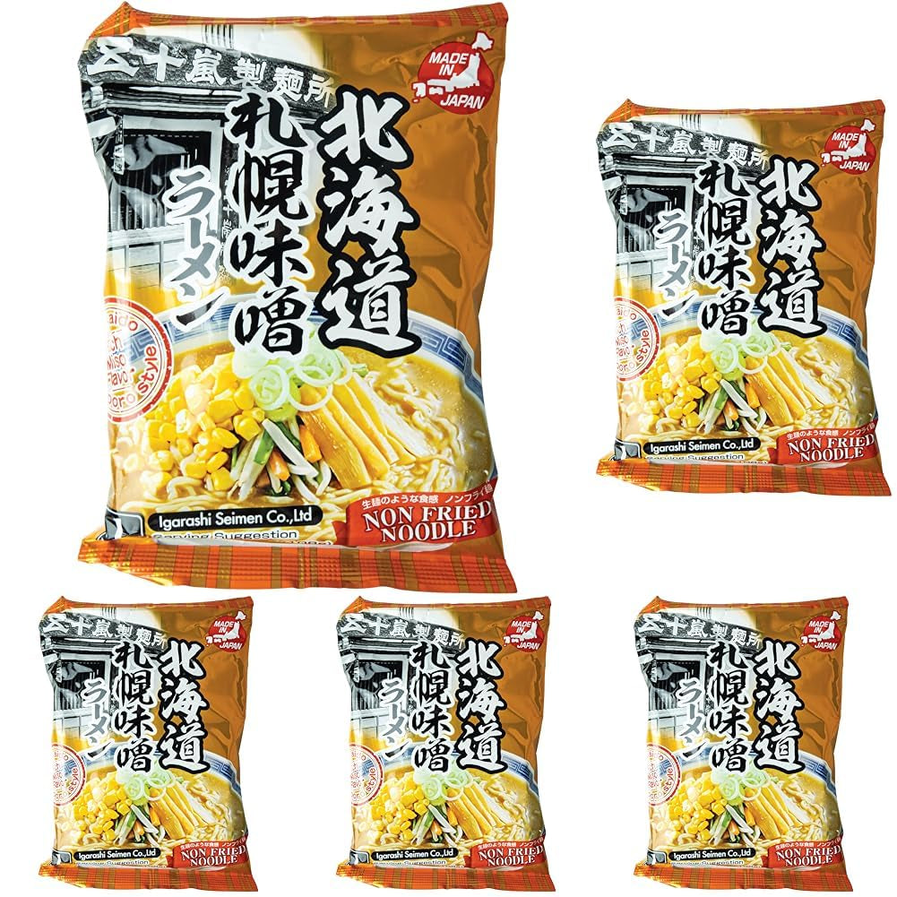 Nudler, Instant Ramen med Miso Sauce (Sapporo Miso Ramen) - 1 x 108 g