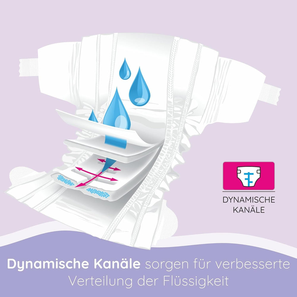 Bella Baby Happy Premium bleer, str. 6, Junior Extra, 15+ kg, 96 styk, DERMATEST og OEKO-TEX Seal, engangs babybleer