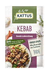 - Kebab Gewürzzubereitung | Krydderi til 3-4 portioner | Ohne Zusatz von Fefeextrakt, Aroma og Zusatzstoffer | 25 g i pose