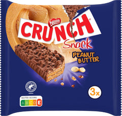 Nestlé Peanut Butter Bars Crunchy Peanut Butter Cereal Chocolate Bar 9 pakke (3 x 31 g hver)