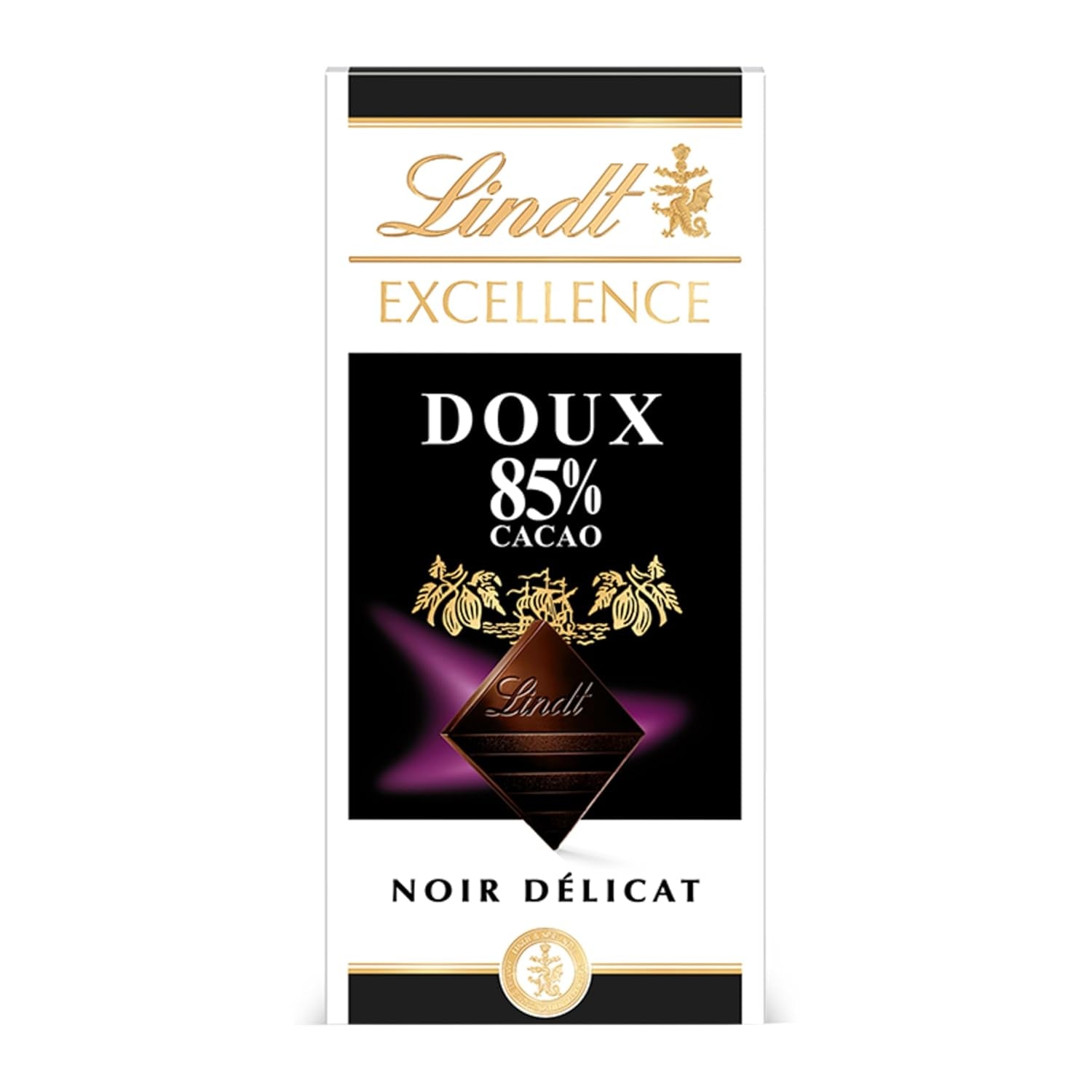 Lindt Chokolade | Bar EXCELLENCE 85% kakao | 100 g | Ekstra mørk chokolade | Vegansk chokoladebar