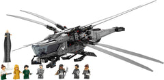 LEGO 10327 Icons Dune Atreides Royal Ornithopter, set de colecționat pentru adulți, cadou de film pentru bărbați, femei și fani, aeronavă model cu 8 figuri, inclusiv Paul Atreides și baronul Harkonnen Seturi de constructie Besuche den LEGO-Store