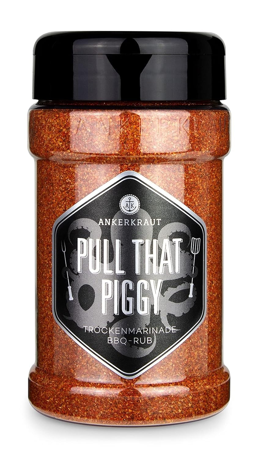 Ankerkraut Grillbuch-Set mit 6 Streuern, 1320g Gewürze plus Buch im Bundle