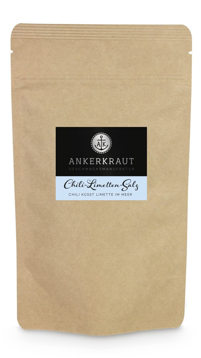 Ankerkraut Chili-Lime-Salz, 70g i korkglas, Speise-Salz Mischung für Steak Fisch Salad Asia Gerichte, Allrounder mit Gesmack und Qualität