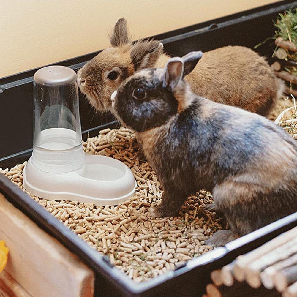 Ferplast Futter- oder Wasserspender für Hunde und Katzen AZIMUT 600 Futtertrog Vand 0,6 liter, Rutschfester Boden, 12,5 x 19 x H 19,5 cm Blå