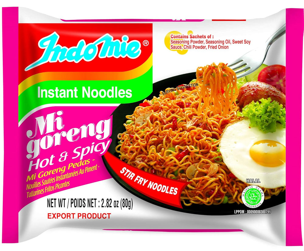 INDOMIE - Instant Mi Goreng Nudler - Multipak (40 x 80 g)