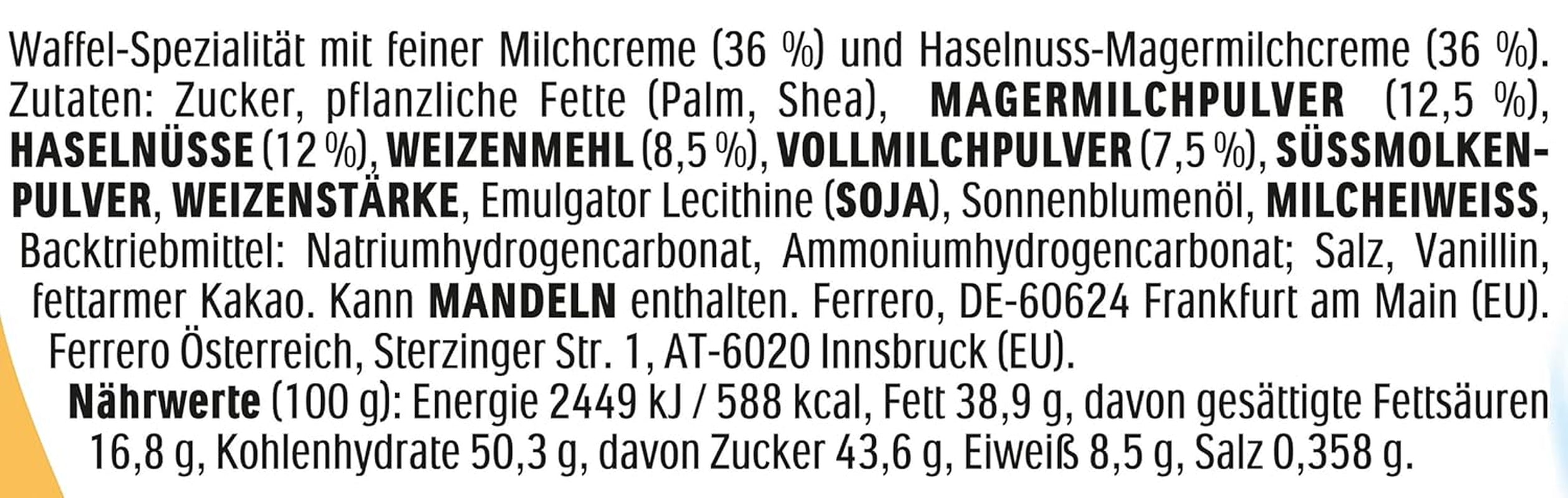 Kinder Happy Hippo Hasselnut - Specialitetssprøde vafler med mælk og hasselnøddecreme - Karneval og fastelavnsslik - 1 pakke indeholdende 5 individuelle stænger á 20,7 g hver