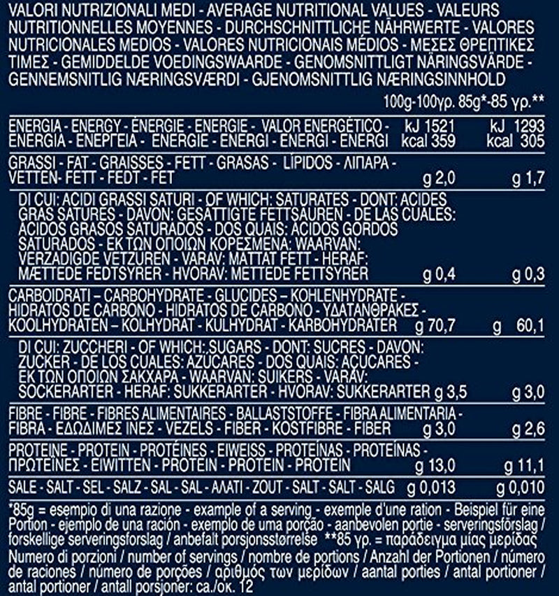 Barilla Selezione Oro Chef Orecchiette Pugliesi, pakke med 9 (9 x 1 kg)