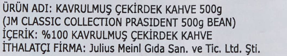 Fasole întreagă President, pachet de 2 (2 x 500 g)