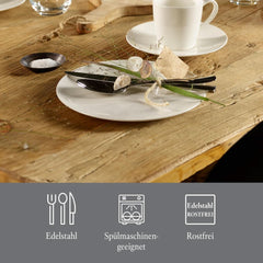 Vivo by Villeroy & Boch - Voice Basic bestiksæt 30 dele til 6 personer Naty Shop