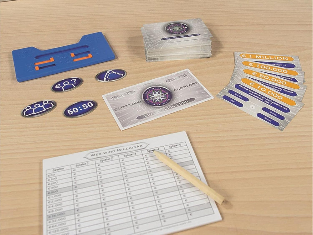 Jumbo-spil 19736-spil - Hvem vil være millionær - 20-års jubilæum - Brætspil - 12+