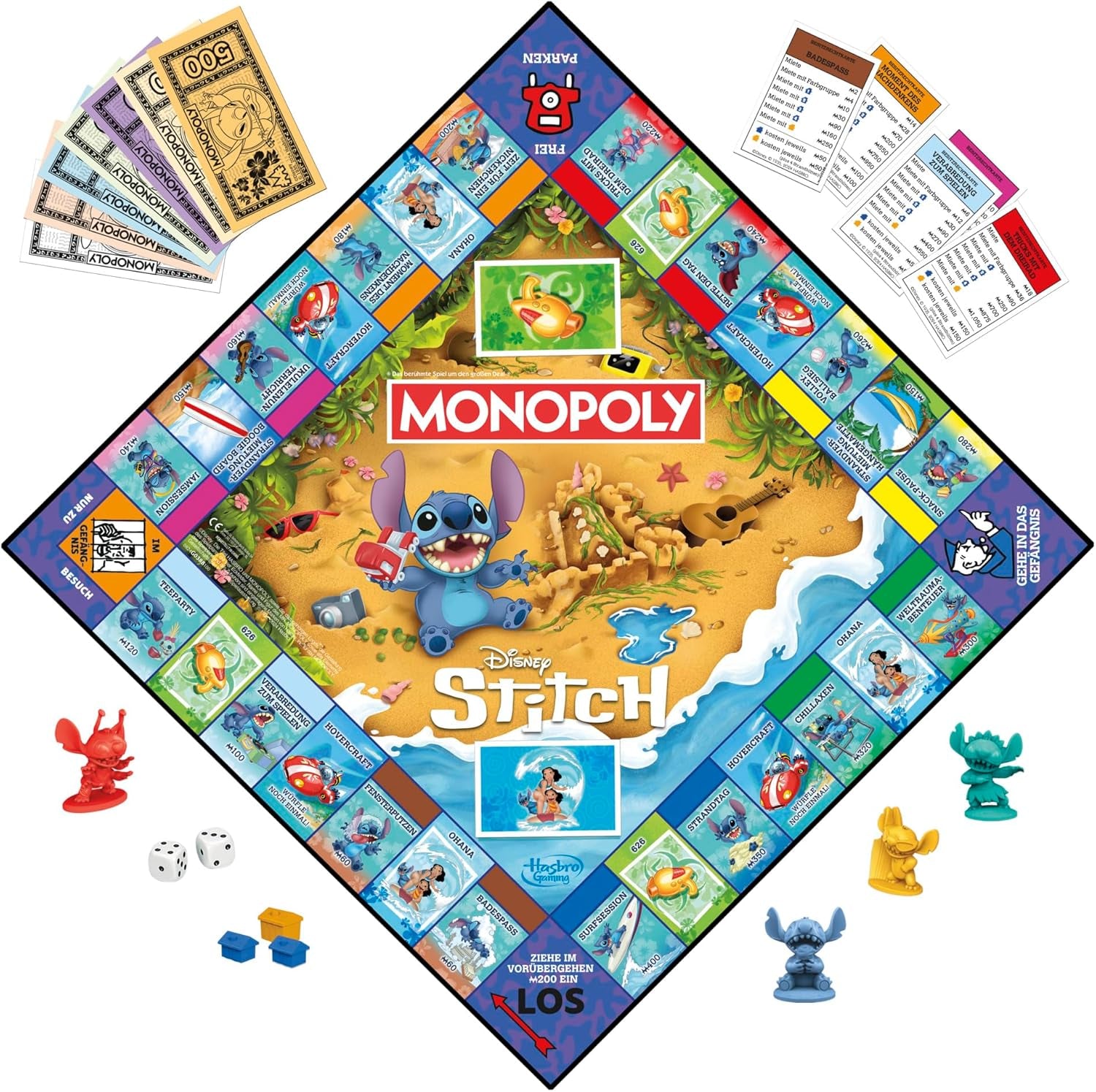 Monopoly Disney Stitch Edition brætspil - tysk version