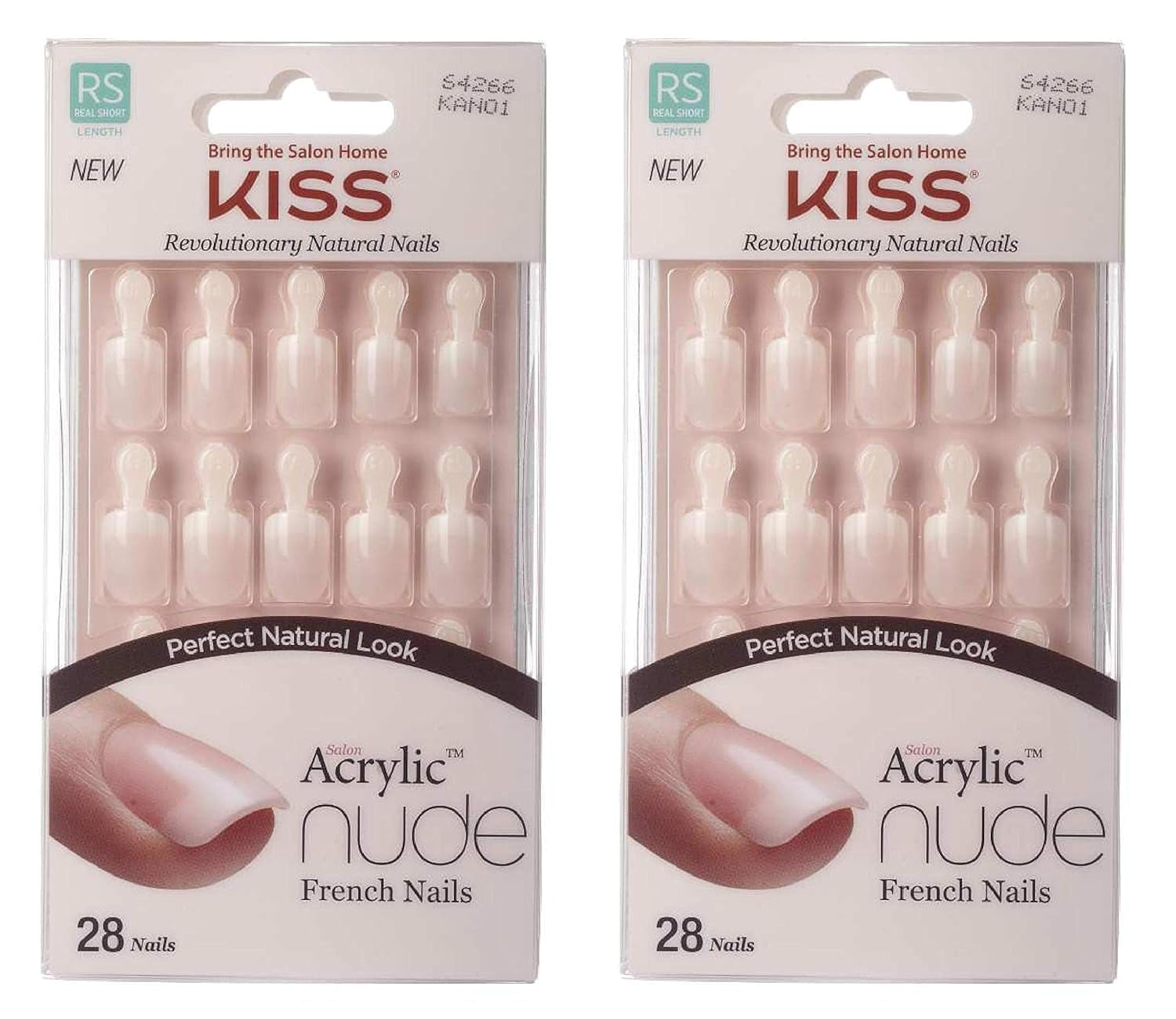 Kiss Nude Nails Unghii Uimitoare (Pachet de 2)
