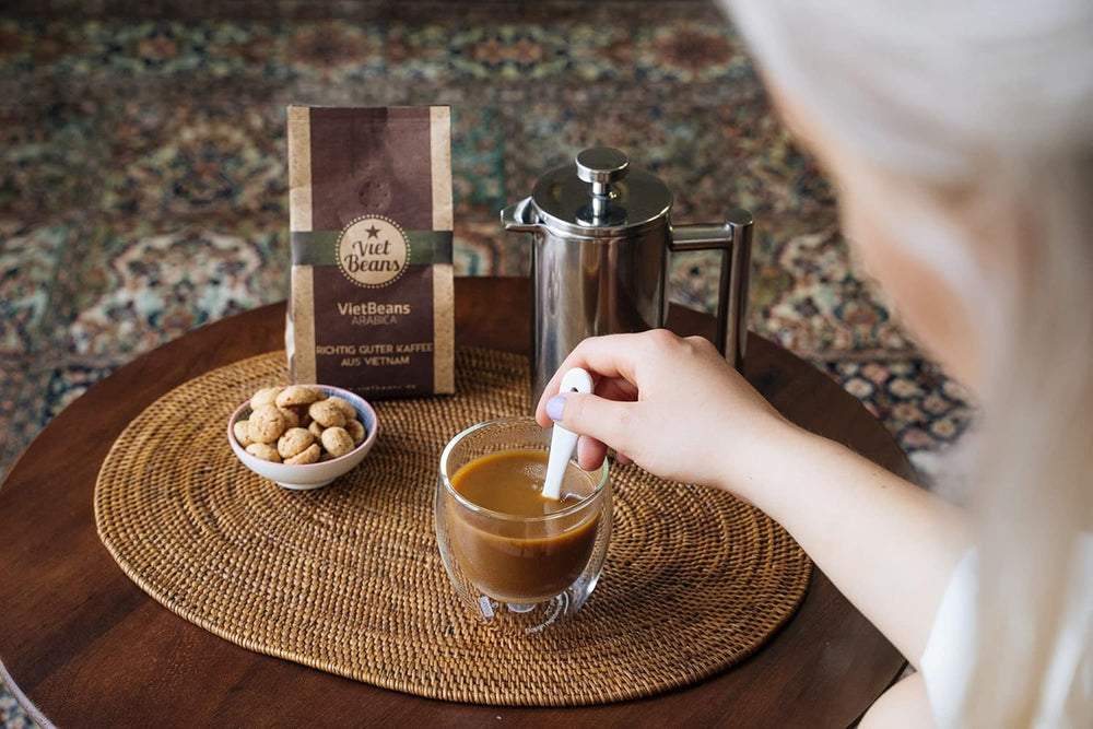VietBeans 100% Robusta – Ganze Bohne - Kaffeespezialität aus Vietnam - Kräftig und würzig – 250g
