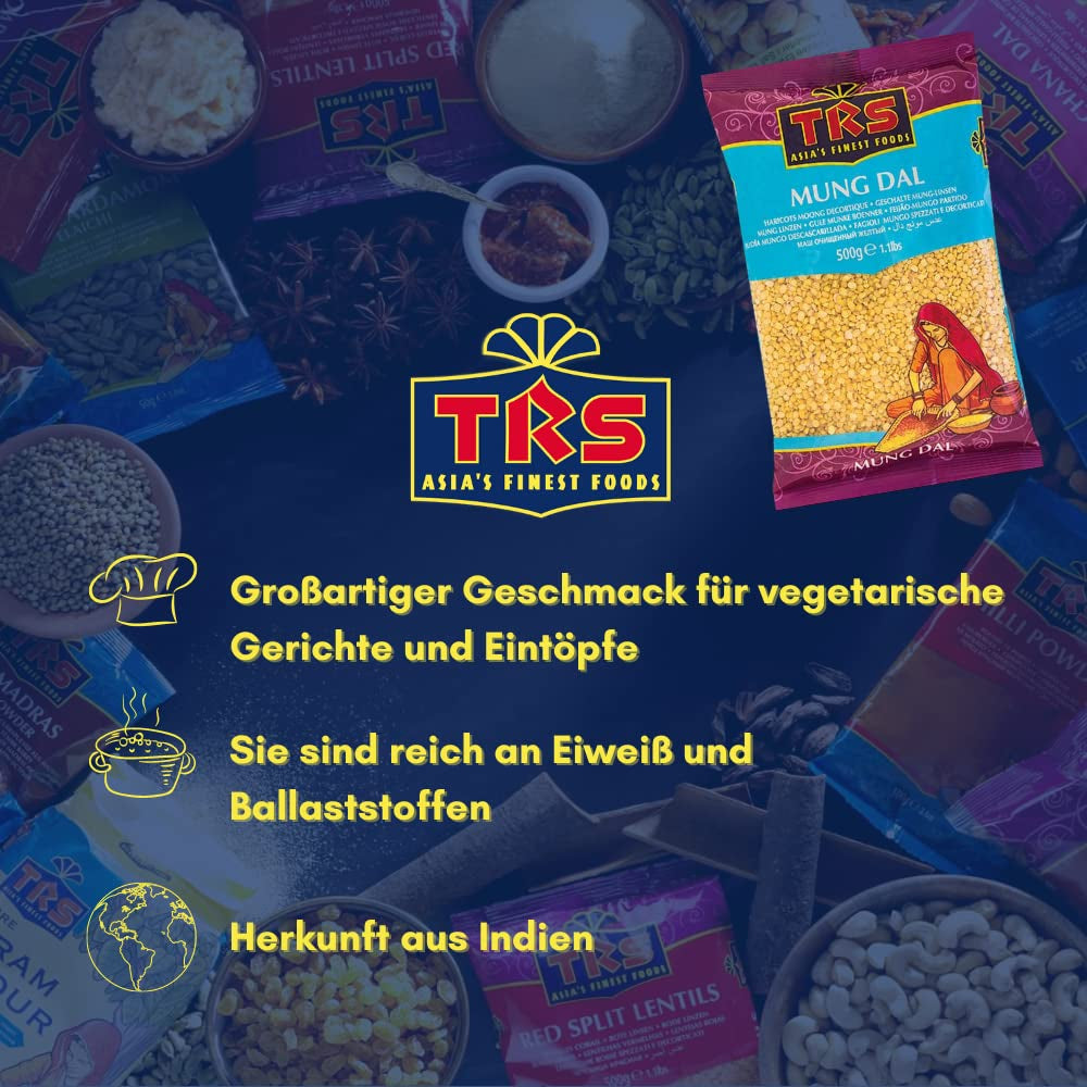 TRS - Mung Dal - Pachet multiplu, 500 de grame