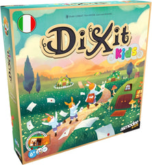 Asmodee Kids - Dixit Kids, brætspil til fantasi og fantasi for børn og hele familien, illustrerede spillekort, 3-6 spillere, i alderen 6+, 25 min, italiensk udgave