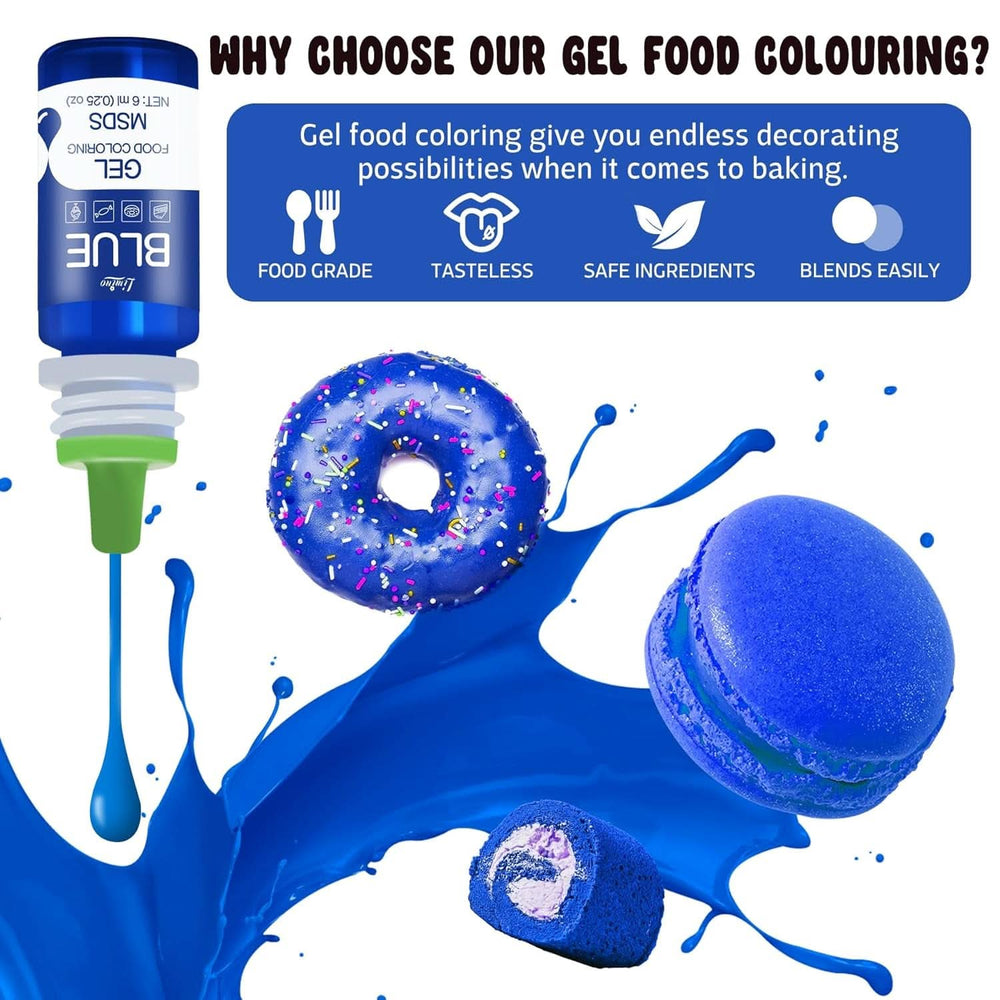 Gel madfarve, beholdere med 6 ml og 10 ml Naty Shop